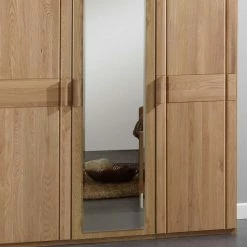 Drehtürenschrank Andiano Aus Eiche -Wohnen Shop drehtuerenschrank eiche spiegel andiano 02