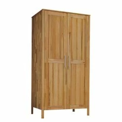 Drehtürenschrank Agacina Aus Kernbuche -Wohnen Shop drehtuerenschrank kernbuche 2 tuerig agacina 01