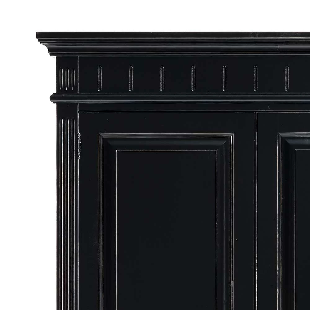 Fichte Kleiderschrank Miro In Schwarz 5 Fichte Kleiderschrank Miro In Schwarz – Bild 3