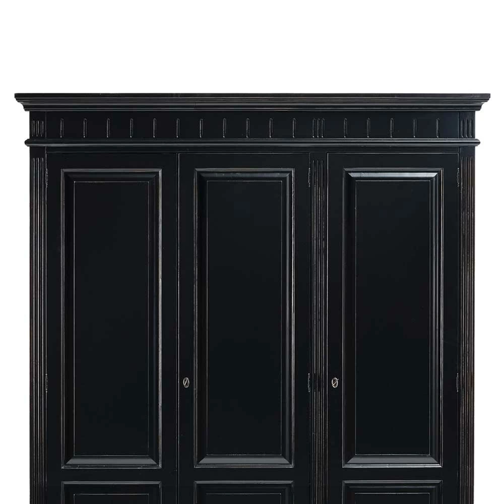 Fichte Kleiderschrank Miro In Schwarz 8 Fichte Kleiderschrank Miro In Schwarz – Bild 6