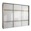 Glas Schwebetüren Schrank In Weiß & Grau - Pruducia