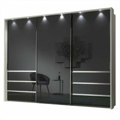 Glas Schwebetüren Schrank Mit 6 Schubladen - Apolon