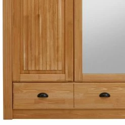 Großer Landhaus Kleiderschrank Aus Kiefer - Ulderan 12 Großer Landhaus Kleiderschrank Aus Kiefer - Ulderan -Wohnen Shop grosser landhaus kleiderschrank aus kiefer 5 tuerig 5 schubladen ulderan 04