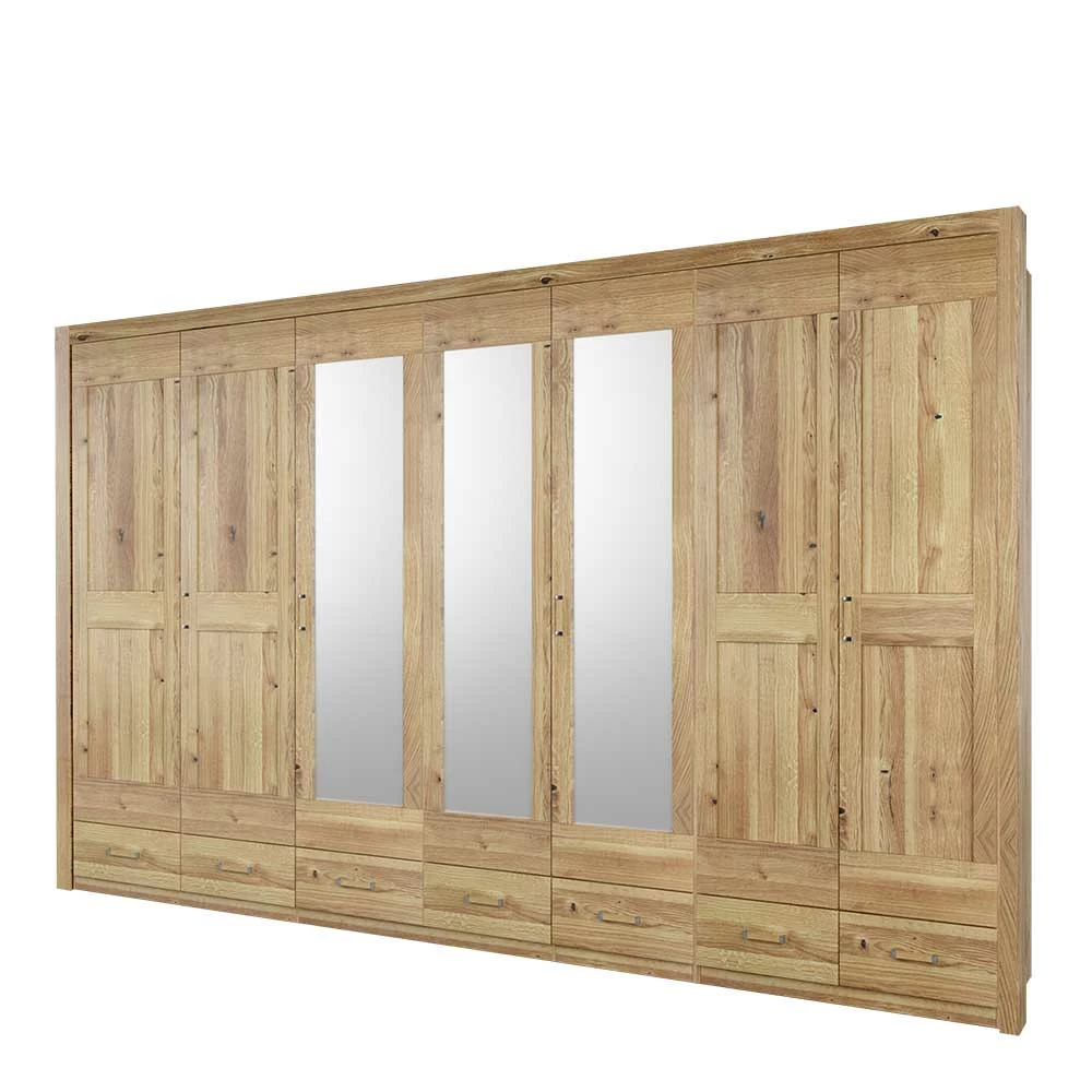 Großer Schlafzimmerschrank Mit 7 Türen & Schubladen - Zamron 4 Großer Schlafzimmerschrank Mit 7 Türen & Schubladen - Zamron – Bild 2