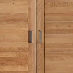 Holz Kleiderschrank Mit Klapptüren - Bertora -Wohnen Shop holz kleiderschrank mit klapptueren aus kernbuche 102x205x60 bertora 03
