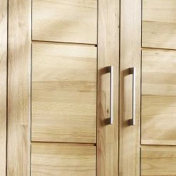 Kernbuche Kleiderschrank Lianzo Mit 3 Türen -Wohnen Shop kernbuche kleiderschrank 3 tueren massiv lianzo 03