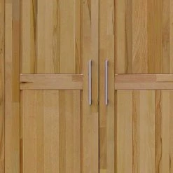 Kernbuche Kleiderschrank Agacina Mit 4 Türen -Wohnen Shop kernbuche kleiderschrank 4 tueren massiv agacina 04