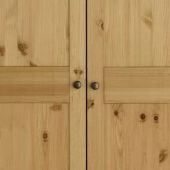 Kiefer Kleiderschrank Geölt & Gebeizt - Zatira -Wohnen Shop kiefer kleiderschrank geoelt gebeizt 4 tuerig 2 schubladen zatira 04
