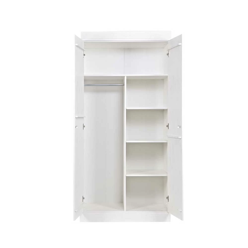 Kiefer Kleiderschrank Mattressa In Weiß 5 Kiefer Kleiderschrank Mattressa In Weiß – Bild 3