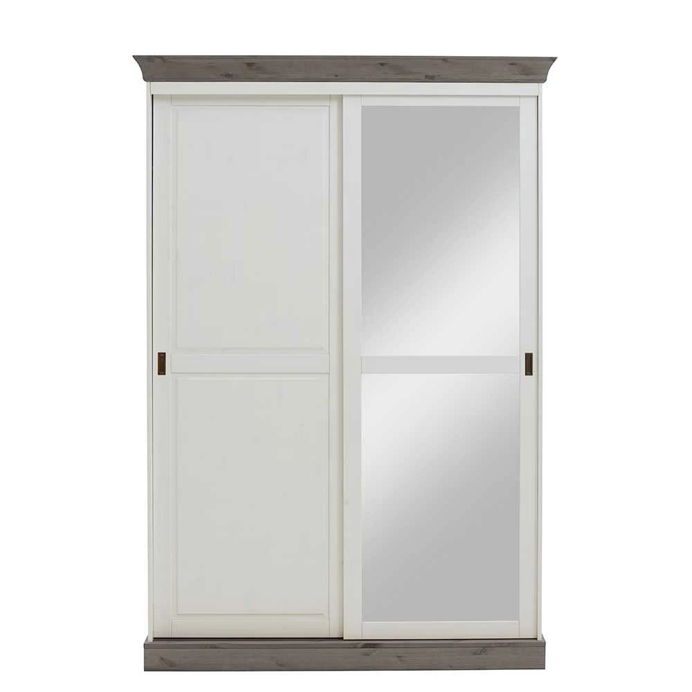 Kiefer Schlafzimmerschrank Mit Schiebetüren - Mirandesca 4 Kiefer Schlafzimmerschrank Mit Schiebetüren - Mirandesca – Bild 2