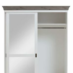 Kiefer Schlafzimmerschrank Mit Schiebetüren - Mirandesca 10 Kiefer Schlafzimmerschrank Mit Schiebetüren - Mirandesca -Wohnen Shop kiefer schlafzimmerschrank mit schiebetueren in weiss grau spiegel mirandesca 02