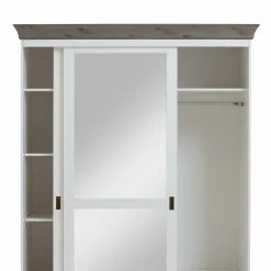 Kiefer Schlafzimmerschrank Mit Schiebetüren - Mirandesca 11 Kiefer Schlafzimmerschrank Mit Schiebetüren - Mirandesca -Wohnen Shop kiefer schlafzimmerschrank mit schiebetueren in weiss grau spiegel mirandesca 03