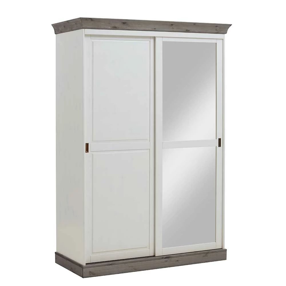 Kiefer Schlafzimmerschrank Mit Schiebetüren - Mirandesca 3 Kiefer Schlafzimmerschrank Mit Schiebetüren - Mirandesca