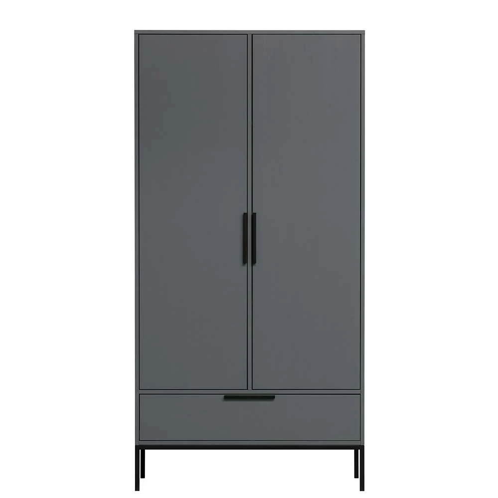Kiefernholz Kleiderschrank In Grau - Uletria 5 Kiefernholz Kleiderschrank In Grau - Uletria – Bild 3