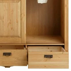 Kiefernholz Kleiderschrank In Natur Geölt - Vocoja 13 Kiefernholz Kleiderschrank In Natur Geölt - Vocoja -Wohnen Shop kiefernholz kleiderschrank in natur geoelt mit schiebetueren schubladen vocoja 05