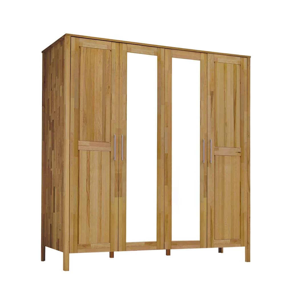 Kleider Schrank Agacina Aus Kernbuche 4 Kleider Schrank Agacina Aus Kernbuche – Bild 2