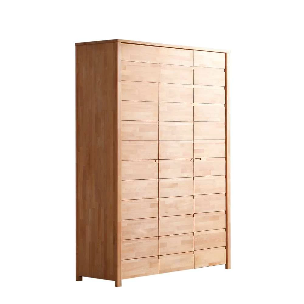 Kleiderschrank Olyna Aus Buche Massivholz 4 Kleiderschrank Olyna Aus Buche Massivholz – Bild 2