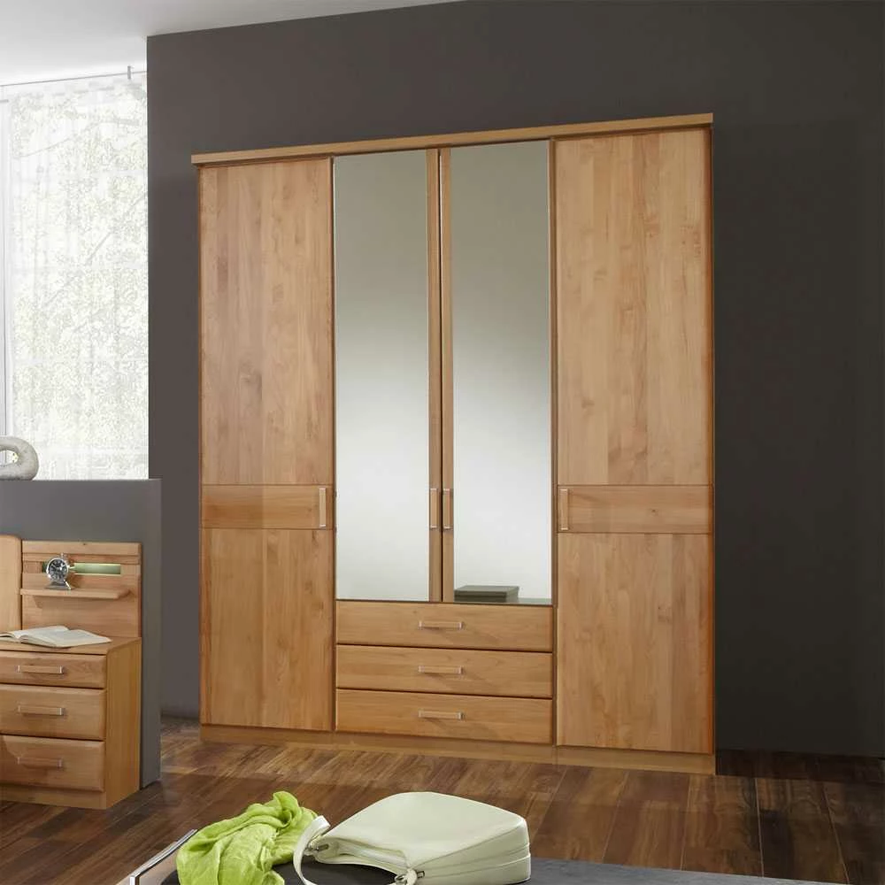 Kleiderschrank Bordeaux Aus Erle 4 Kleiderschrank Bordeaux Aus Erle – Bild 2