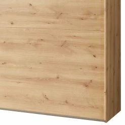 Kleiderschrank In Eiche Bianco & Spiegel - Paniola -Wohnen Shop kleiderschrank in eiche bianco spiegel mit zwei schwebetueren paniola 05