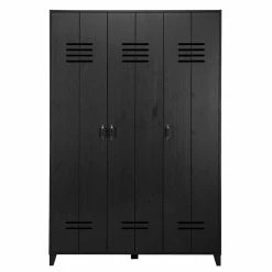 Kleiderschrank In Spind Optik Aus Holz & MDF - Mesusco