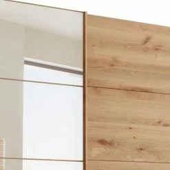 Kleiderschrank Mit Drei Gleittüren - Formosa -Wohnen Shop kleiderschrank mit drei gleittueren in eiche bianco mit spiegel formosa 03