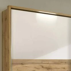 Kleiderschrank Neriman Mit Schwebetüren 267cm Breit 10 Kleiderschrank Neriman Mit Schwebetüren 267cm Breit -Wohnen Shop kleiderschrank schwebetueren 267cm breit weiss und balkeneiche dekor neriman 02