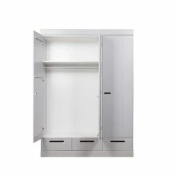 Kleiderschrank Wels Im Skandinavischen Stil -Wohnen Shop kleiderschrank skandinavischen stil hellgrau wels 03