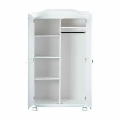 Kleiderschrank Nanini In Weiß -Wohnen Shop kleiderschrank weiss abschliessbar nanini 02