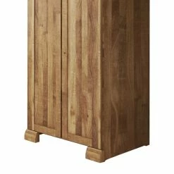 Kleiderschrank Vaskov Aus Wildeiche Massiv Geölt -Wohnen Shop kleiderschrank wildeiche massiv geoelt 90 cm vaskov 03