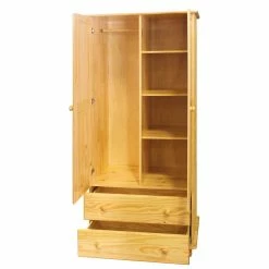 Landhaus Holz Kleiderschrank Mit Kugelfüßen - Kascanu 10 Landhaus Holz Kleiderschrank Mit Kugelfüßen - Kascanu -Wohnen Shop landhaus holz kleiderschrank mit kugelfuessen 2 tuerig 2 schubladen kascanu 02