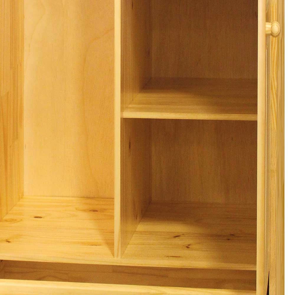 Landhaus Holz Kleiderschrank Mit Kugelfüßen - Kascanu 8 Landhaus Holz Kleiderschrank Mit Kugelfüßen - Kascanu – Bild 6