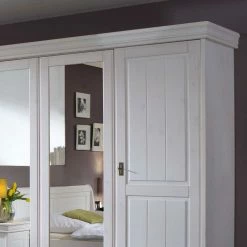 Landhaus Kleiderschrank Janeira Mit Spiegeltüren 10 Landhaus Kleiderschrank Janeira Mit Spiegeltüren -Wohnen Shop landhaus kleiderschrank spiegeltueren weiss janeira html 02