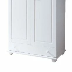 Landhaus Kleiderschrank Adelaide In Weiß 8 Landhaus Kleiderschrank Adelaide In Weiß -Wohnen Shop landhaus kleiderschrank weiss kiefer massiv adelaide 03