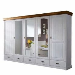 Landhaus Kleiderschrank Sicilianu In Weiß