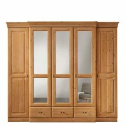 Landhaus Schlafzimmerschrank In Eichefarben Gebeizt - Vlota