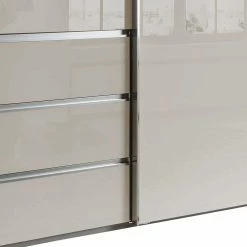 LED Passepartout Kleiderschrank Mit 4 Schwebetüren - Evonila -Wohnen Shop led passepartout kleiderschrank mit 4 schwebetueren 6 schubladen evonila 05