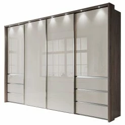 LED Passepartout Kleiderschrank Mit 4 Schwebetüren - Evonila