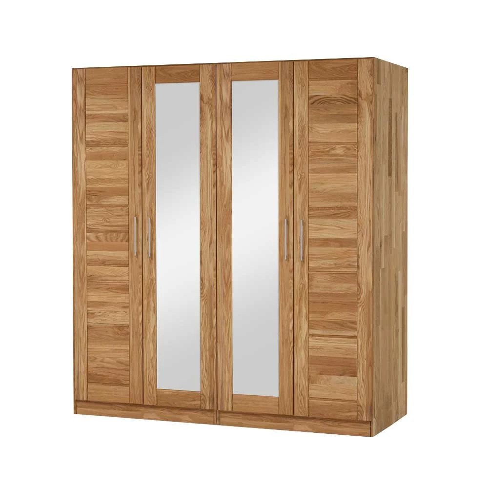 Massiv Kleiderschrank Cranos Aus Wildeiche 4 Massiv Kleiderschrank Cranos Aus Wildeiche – Bild 2