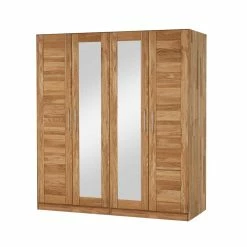 Massiv Kleiderschrank Cranos Aus Wildeiche