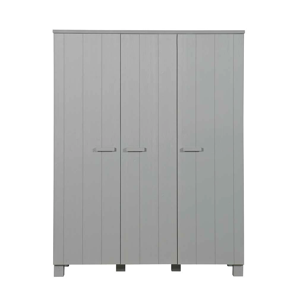 Massiver Kleiderschrank In Betongrau - Tastria 4 Massiver Kleiderschrank In Betongrau - Tastria – Bild 2