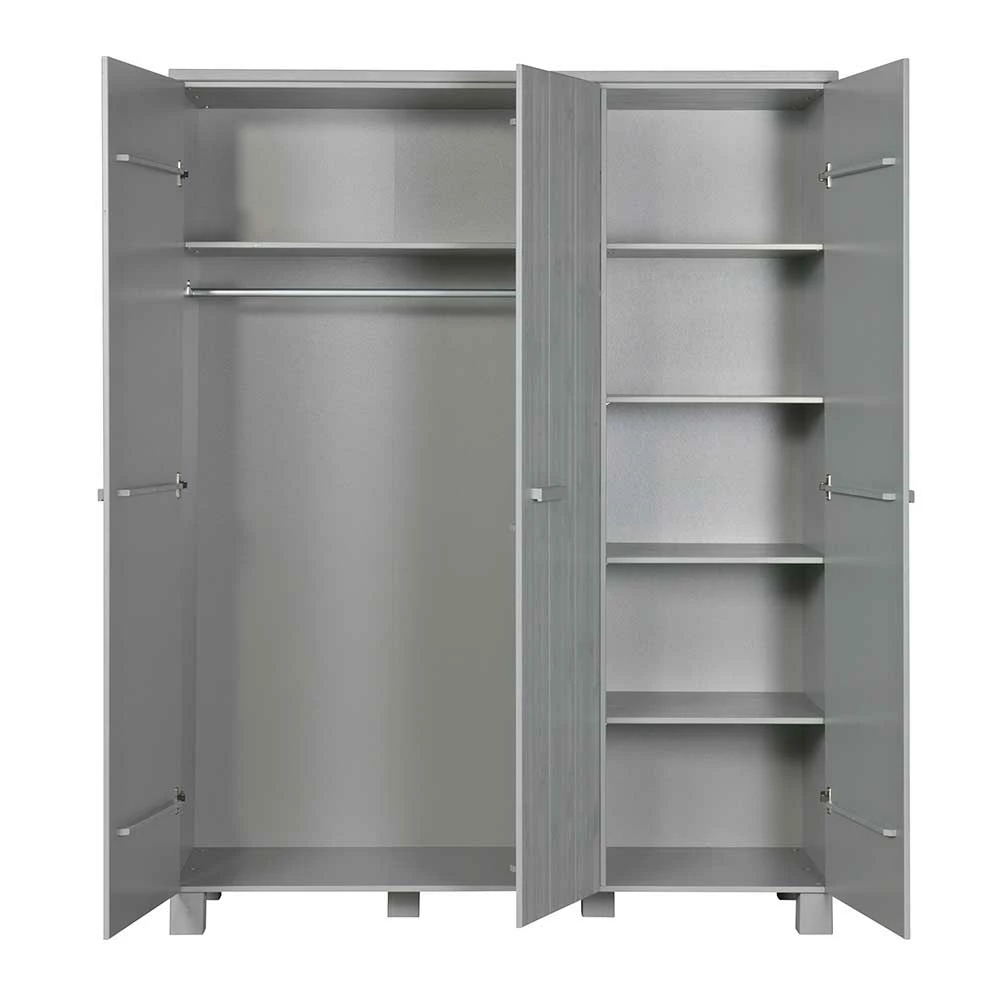 Massiver Kleiderschrank In Betongrau - Tastria 6 Massiver Kleiderschrank In Betongrau - Tastria – Bild 4