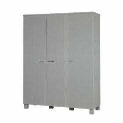 Massiver Kleiderschrank In Betongrau - Tastria