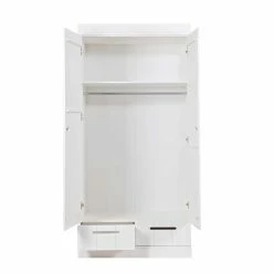 Massivholz Schrank Mattressa In Weiß 9 Massivholz Schrank Mattressa In Weiß -Wohnen Shop massivholz schrank weiss schlafzimmer mattressa html 04