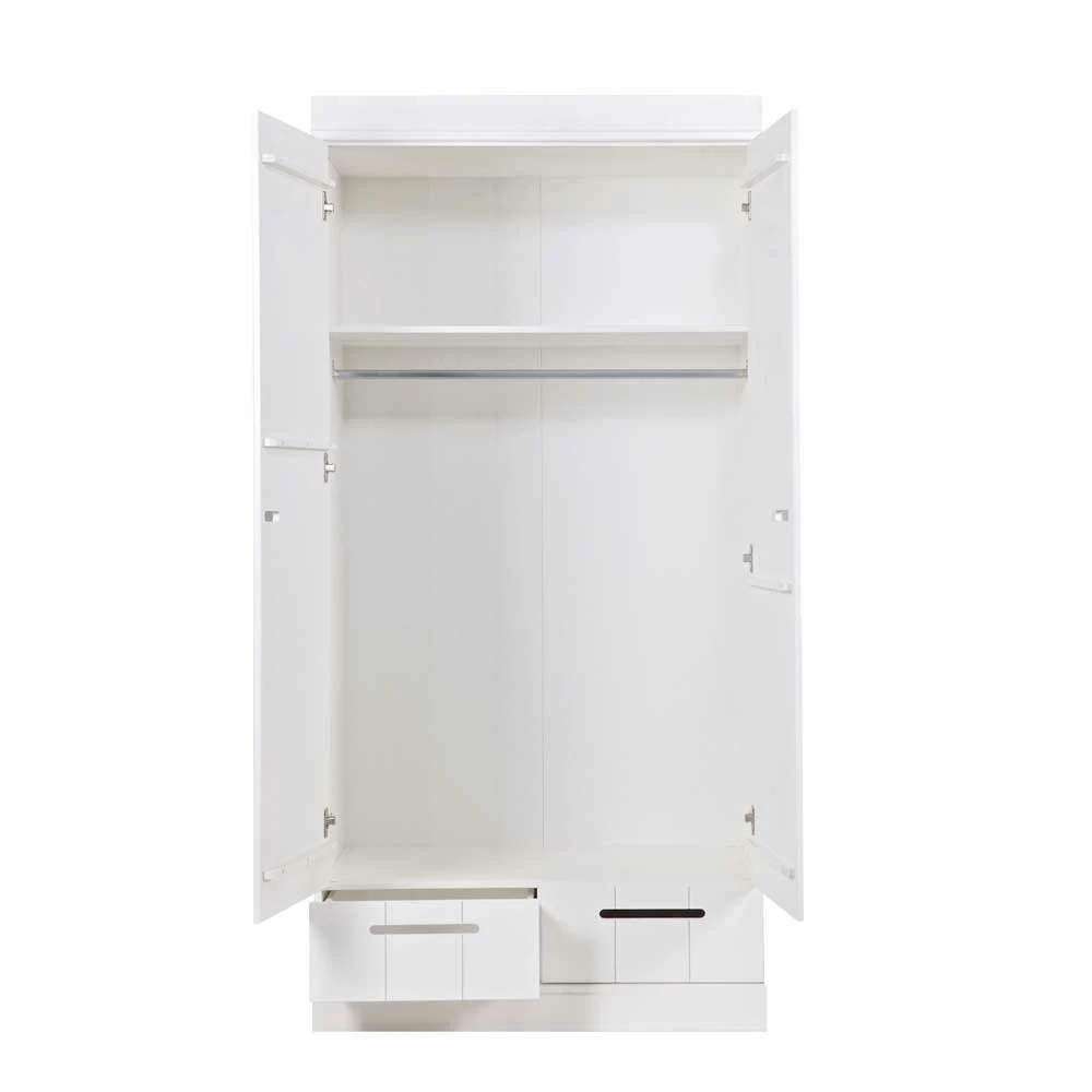 Massivholz Schrank Mattressa In Weiß 6 Massivholz Schrank Mattressa In Weiß – Bild 4