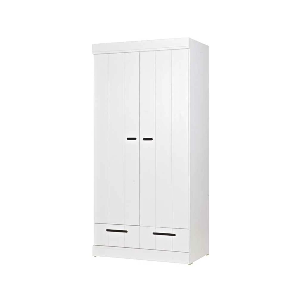 Massivholz Schrank Mattressa In Weiß 3 Massivholz Schrank Mattressa In Weiß