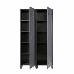 Factory Kleiderschrank Minar In Spind Optik 12 Factory Kleiderschrank Minar In Spind Optik -Wohnen Shop massivholzschrank spind optik grau minar 05