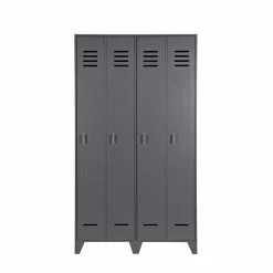 Factory Kleiderschrank Minar In Spind Optik 13 Factory Kleiderschrank Minar In Spind Optik -Wohnen Shop massivholzschrank spind optik grau minar 06