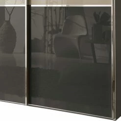 Moderner Kleiderschrank Mit 4 Schwebetüren - Amalia -Wohnen Shop moderner kleiderschrank mit 4 schwebetueren in braun creme amalia 02