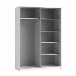 Moderner Schwebetürenschrank In Weiß - Juleste 7 Moderner Schwebetürenschrank In Weiß - Juleste -Wohnen Shop moderner schwebetuerenschrank in weiss mit spiegel juleste 02