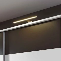 Schiebetüren Kleiderschrank Rajada In Braun Weiß 10 Schiebetüren Kleiderschrank Rajada In Braun Weiß -Wohnen Shop schiebetueren kleiderschrank braun weiss led beleuchtung rajada 02
